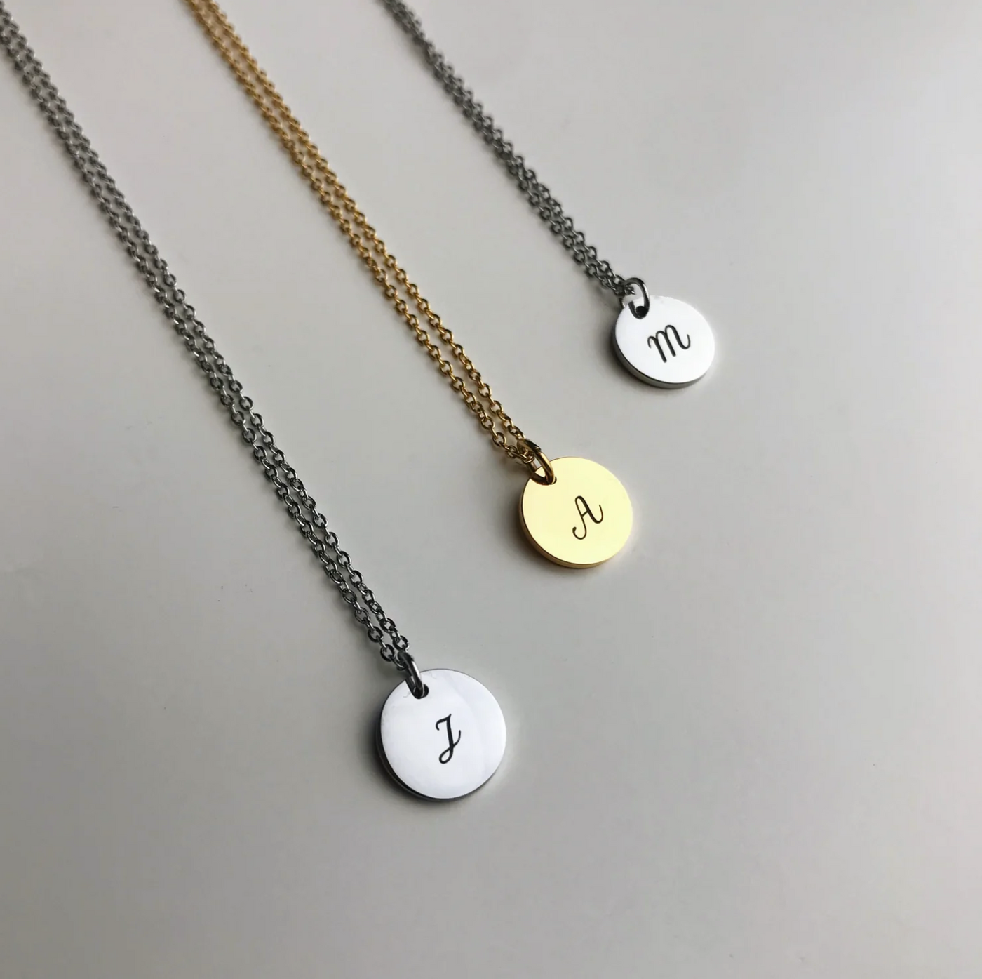MOON Disk Necklace