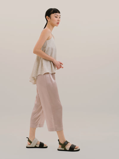 House Straight Leg Pants in Dusty Pink