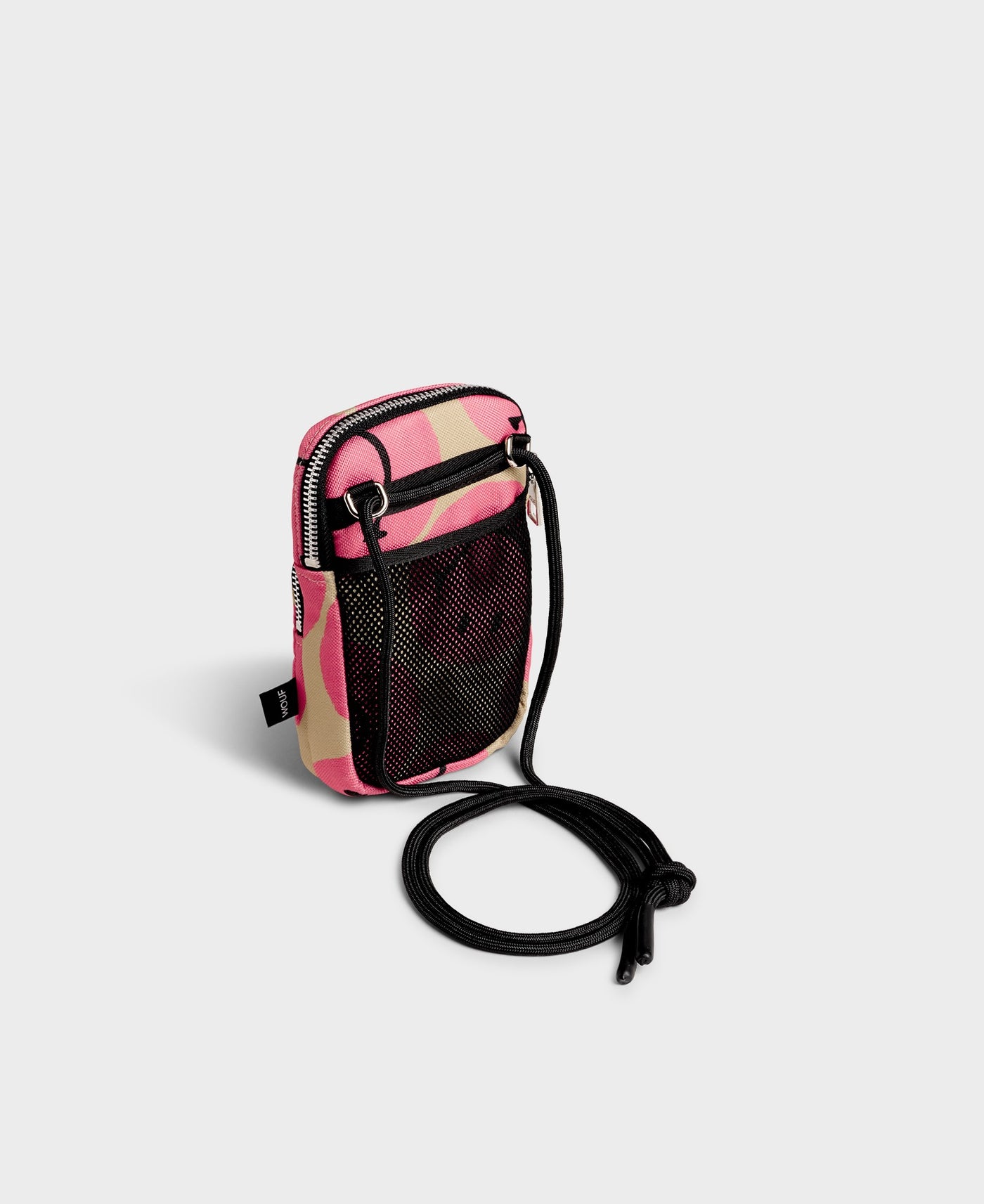 Smiley Pink Crossbody Phone Bag